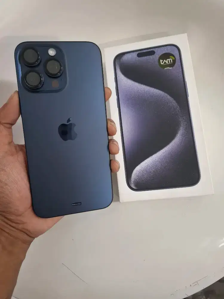 iPhone 15 promax 256gb iBox blue titanium