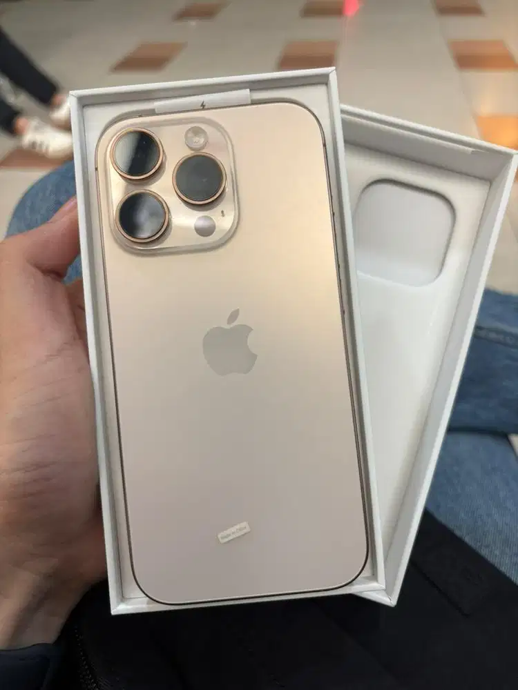 Jual IPhone 16 Pro 128 GB Desser Titanium Ex IBox