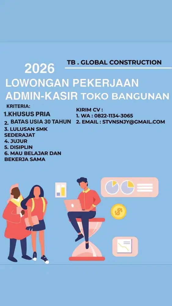 ADMIN KASIR TOKO BANGUNAN