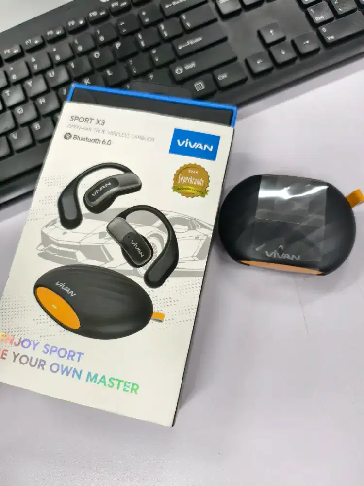 Dijual cepatttt VIVAN SPORT X3 OWS Open Ear TWS IPX5 Dual ENC
Audio