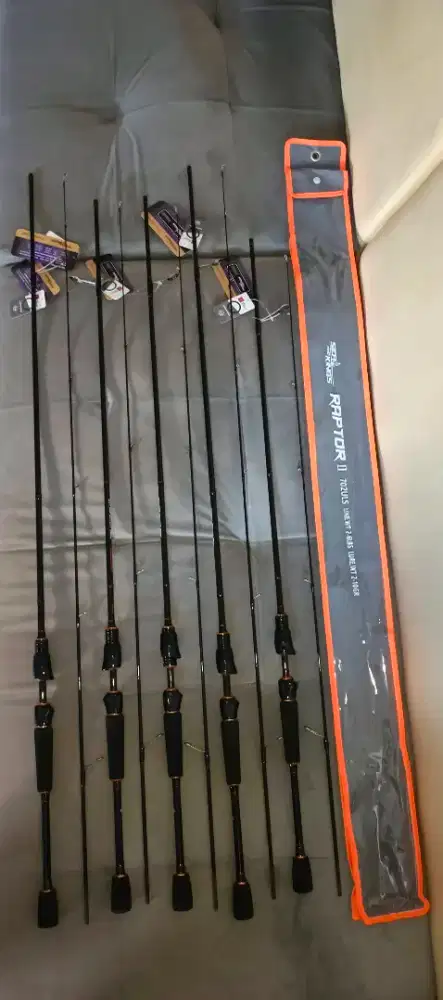 Joran pancing UL 2-6 lb panjang 180 dan 198 serta 210 cm