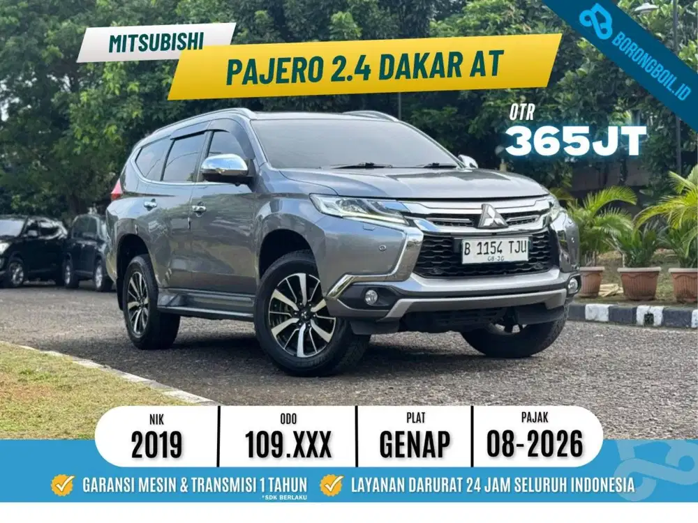 TERMURAHH Pajero 2.4 Dakar 4x2 at 2019 Abu- Abu pemakaian  2020