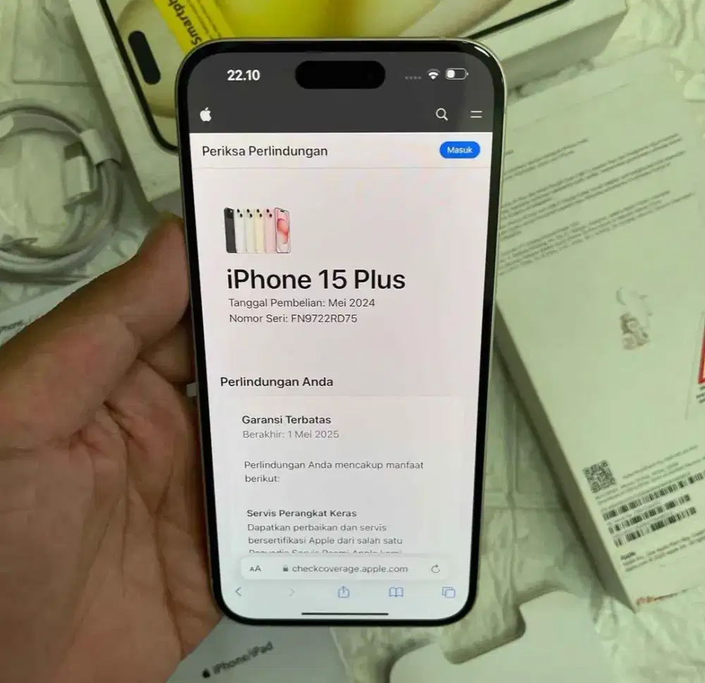 IPHONE 15 PLUS 128GB IBOX BH99 JUAL CEPAT BU