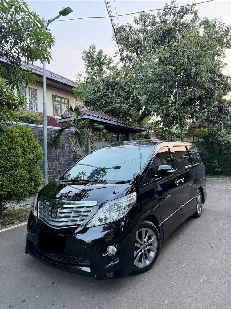 Alphard S CBU Low KM 80Rb Siap Pakai