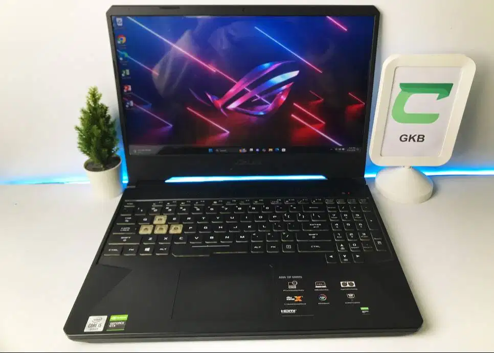 Laptop Asus Gaming Ram VGA 4gb Nvidia GTX Ssd 512gb Game ROG TUF Mulus
