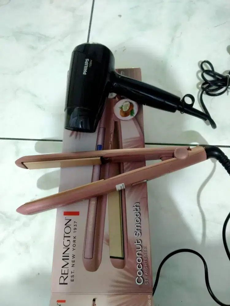 Jual catokan remington beserta haidrayer philips