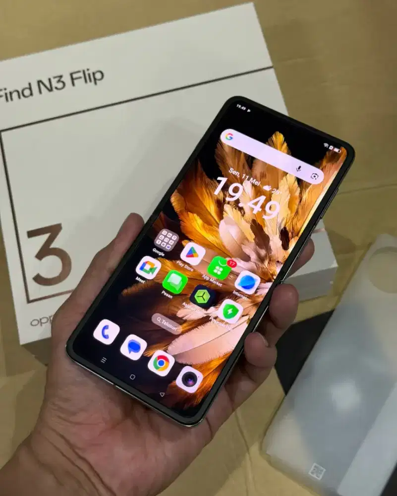 Oppo Find N3 Flip 12/256GB 5G Hasselblad Kamera Lipat Fullset Mulus