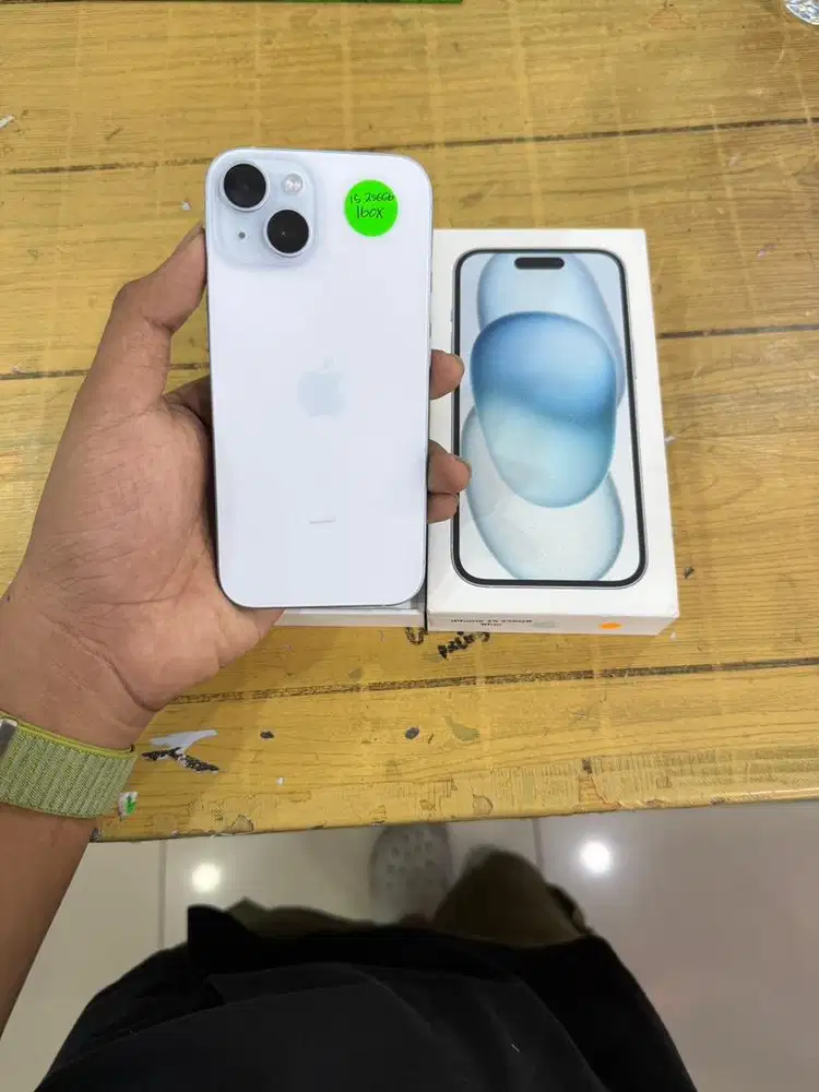iphone 15 256 bh100% garansi panjang