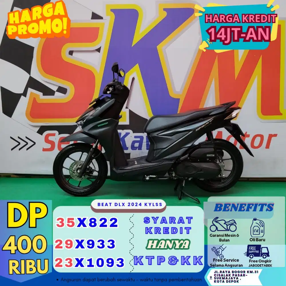 Kredit dp 300rb beat deluxe smartkey 2024