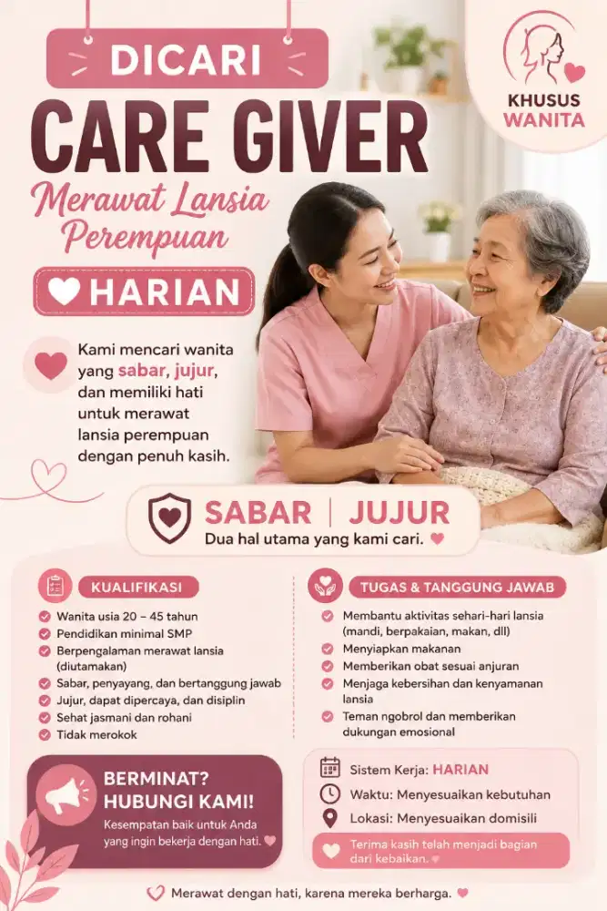 Perawat lansia HARIAN