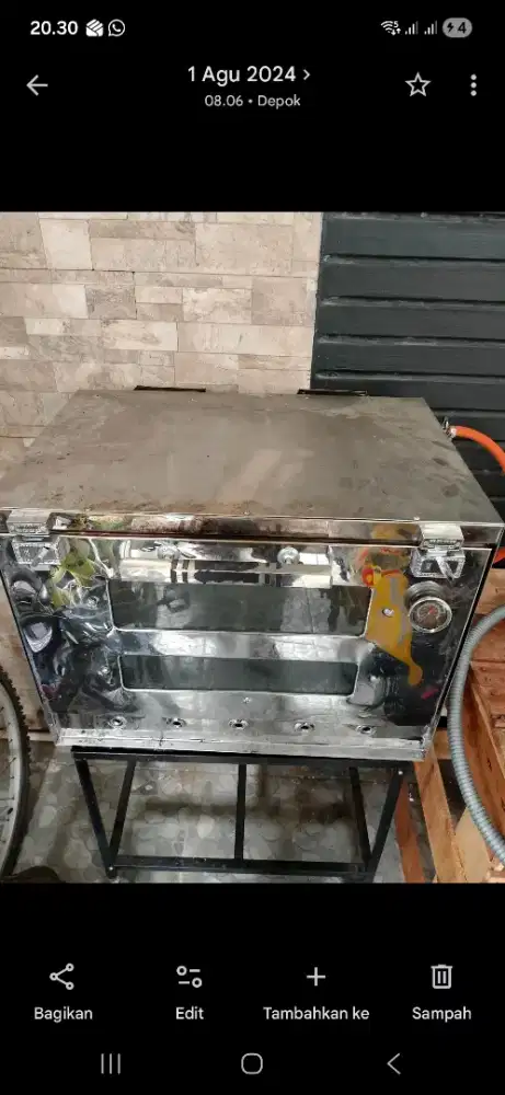 Oven gas loyang 60 x 40 2 deck