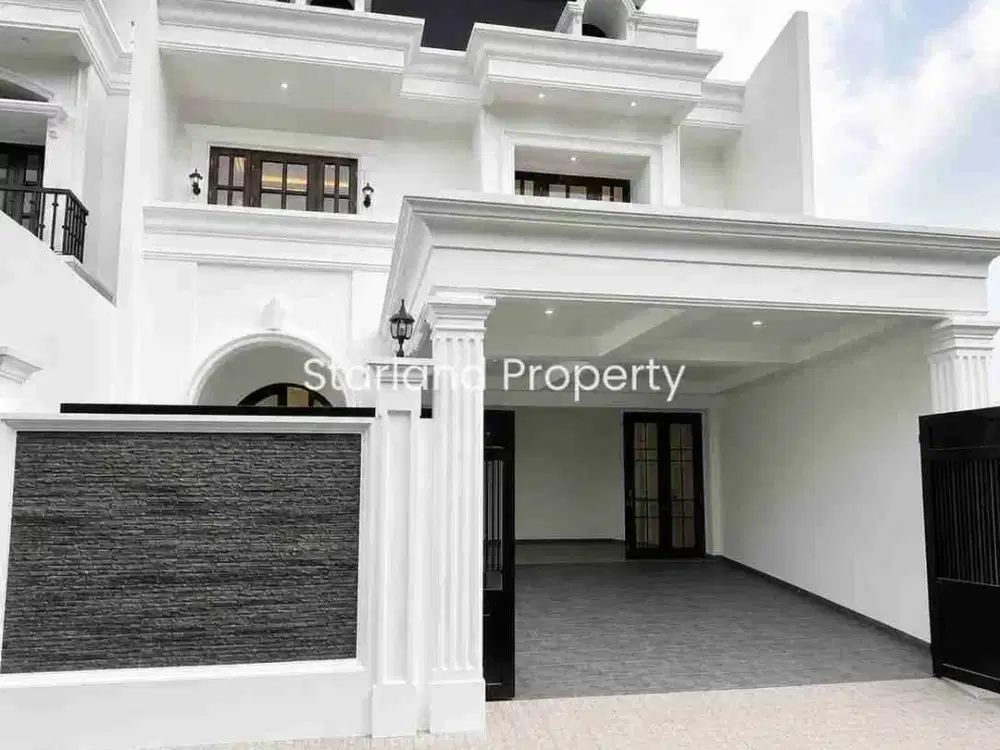 Rumah baru design mewah American Classic siap huni dekat Pesanggrahan