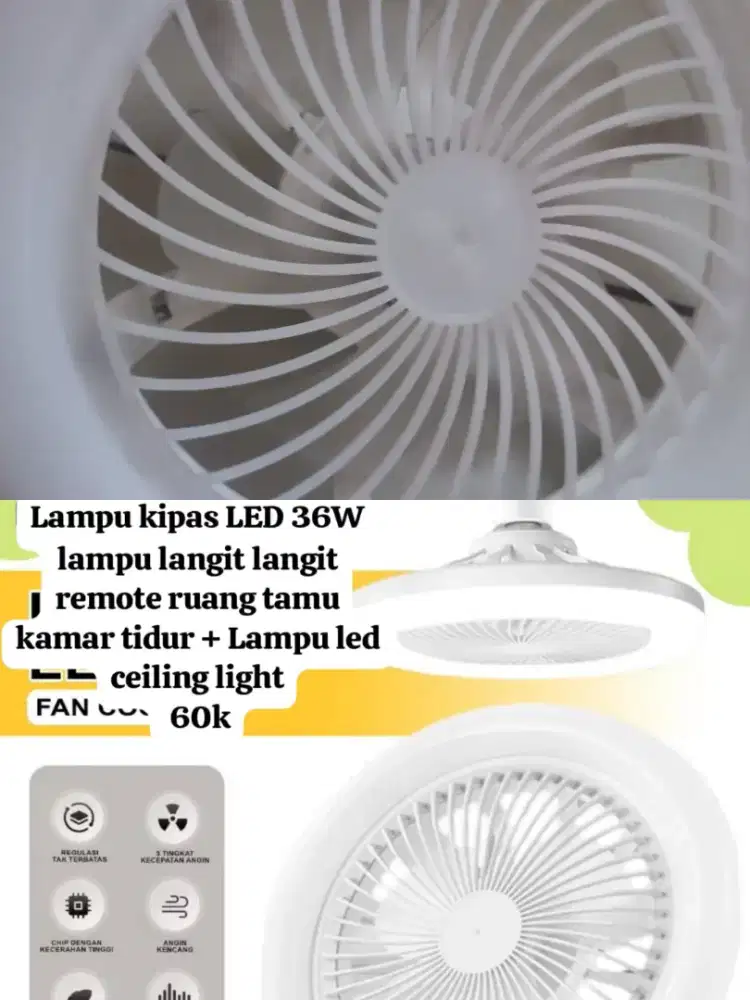 LED lampu kipas angin