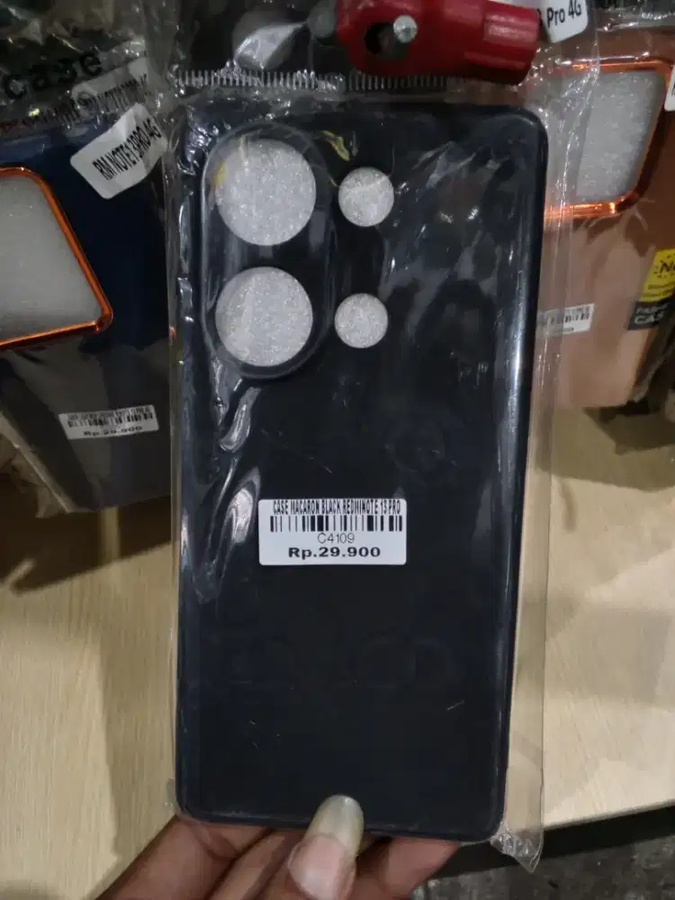 CASE MACARON BLACK REDMI NOTE 13 PRO ATLANTIS DASYAT