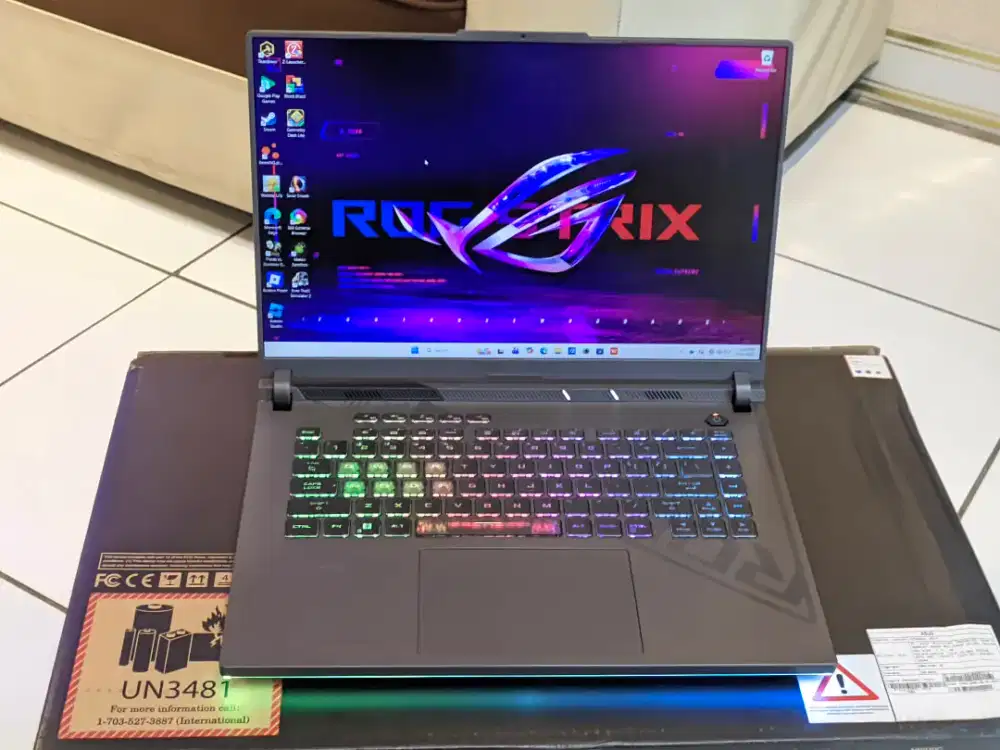 Laptop Asus Rog Strix G614JU i7 Gen 13 Ram 16 GB SSD 512 GB RTX 4050