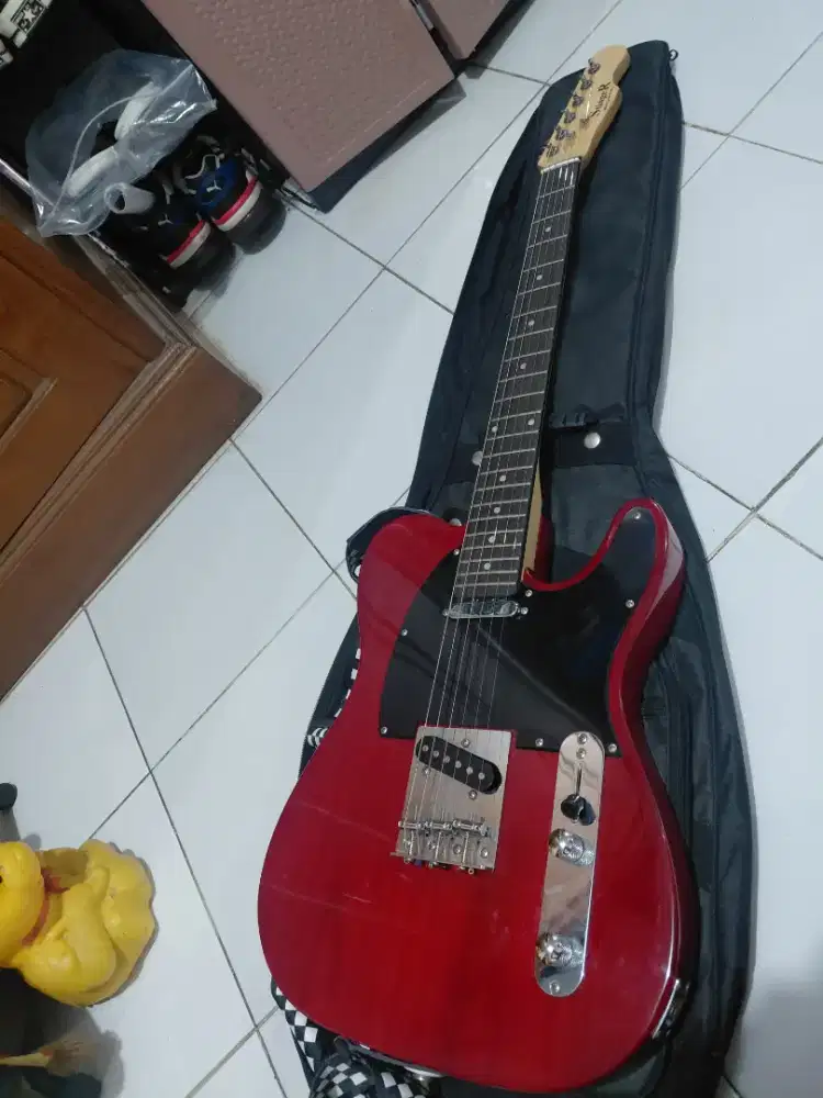 Gitar Elektrik Stringer Dakota Red Original