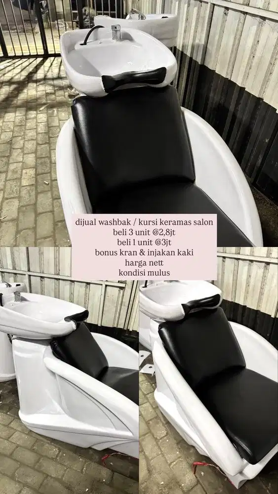 DIJUAL WASHBAK SALON MULUS