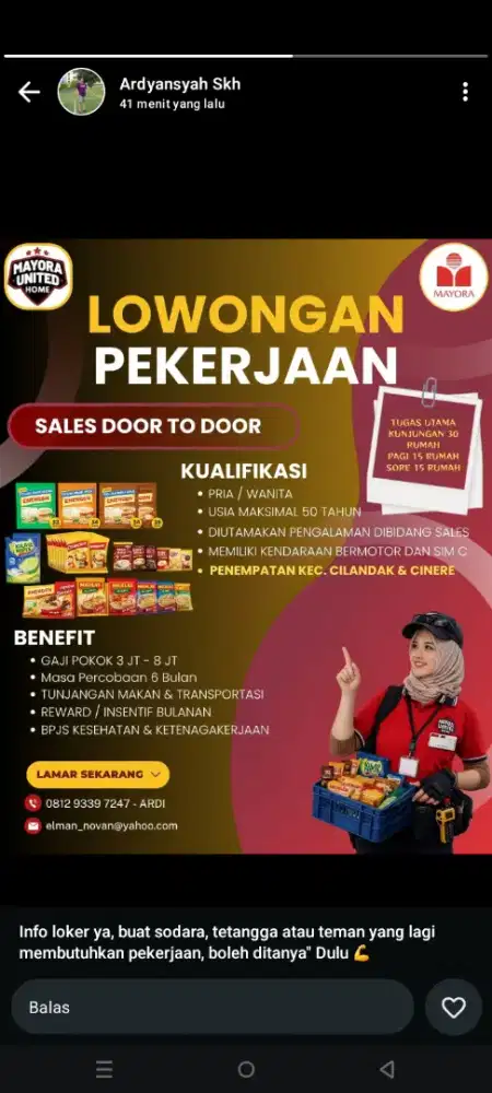 Sales door to door canvas home to home