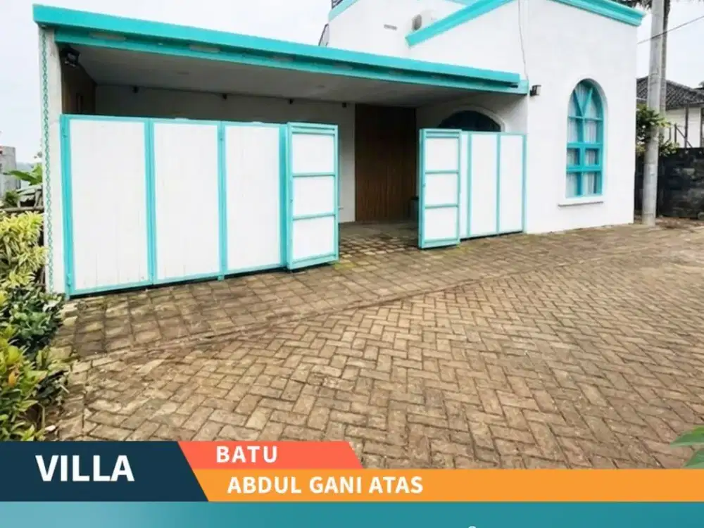 Rumah Villa Full Furnished Dengan Private Pool Di Area Abdul Gani Atas, Batu Malang