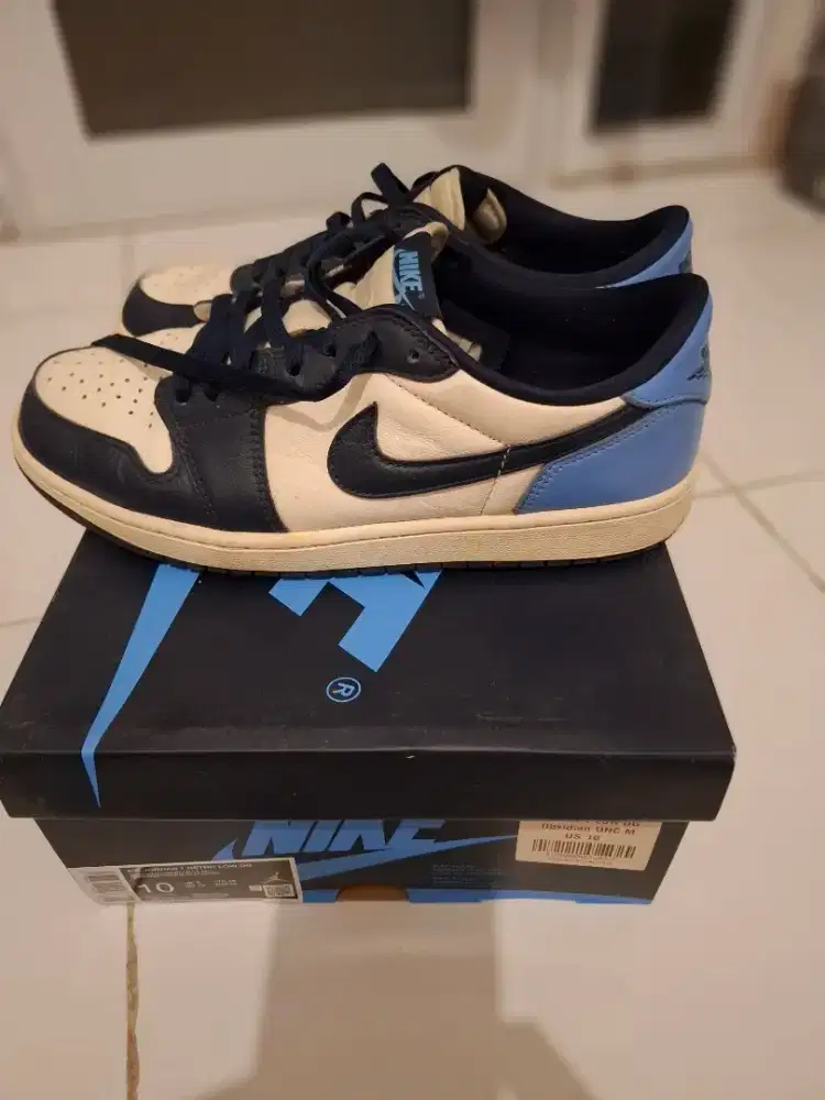 AJ1 retro low OG obsidian UNC Sz44