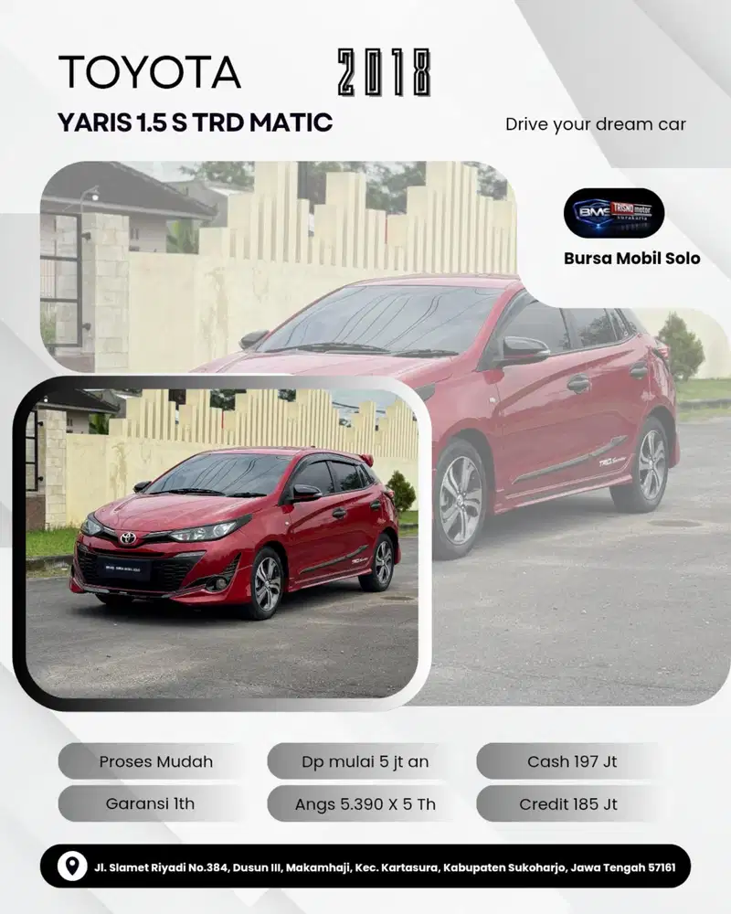 ( Dp 5 Jt) YARIS S TRD 2018 AT