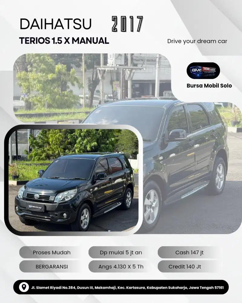 ( Dp 5Jt ) TERIOS X 2017 MANUAL