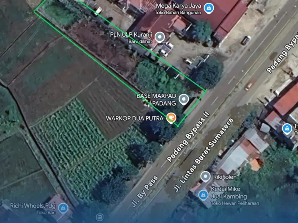 DIJUAL TANAH SAMPING PLN KURANJI BY PASS