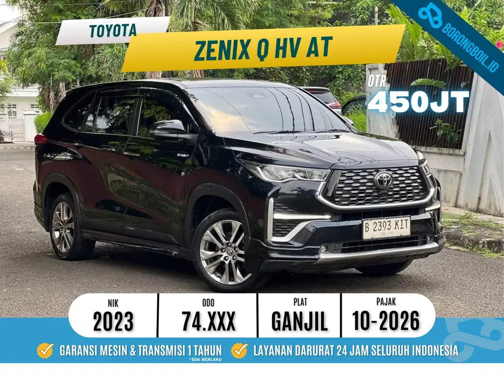 Toyota Kijang Innova Zenix Q HEV TSS Modelista 2023 Hitam