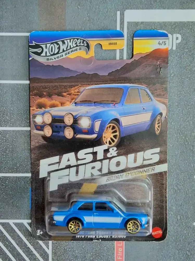 Hotwheels Ford Escord FnF Series Brian O Conner (BISA NEGO)