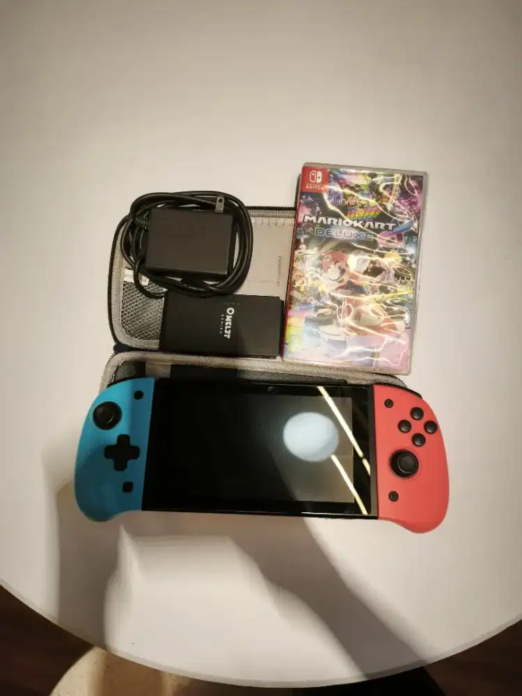 Nintendo Switch V2 Fullset + Game + Controller khusus gaming