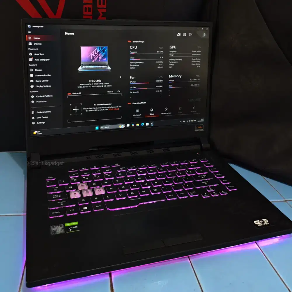 Asus ROG Strix G512Li - i7 10750H 24GB
