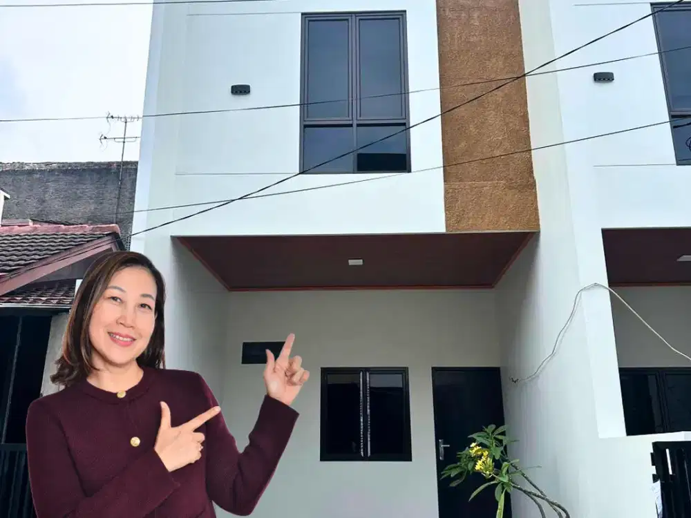 Dijual Rumah Baru 2 Lantai Sisa 1 Unit Dekat Mall Galaxy Park Bekasi