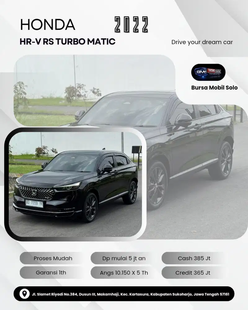 ( Dp 5 Jt) HONDA RS TURBO 2022/2023