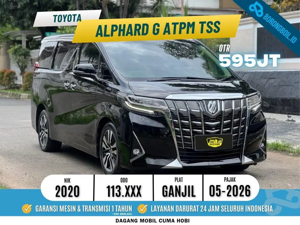 ALPHARD G ATPM 2020 HITAM TERMURAH FULLSET ISTIMEWA