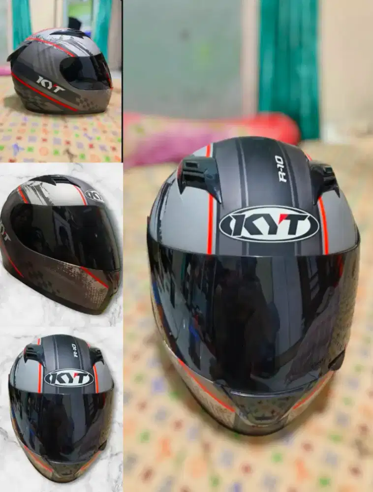 Helm fullface kyt r10 black doff
