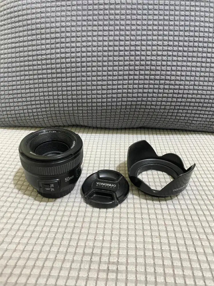 Lensa fix yongnuo for nikon, lensa fix nikon, lensa fix 50mm