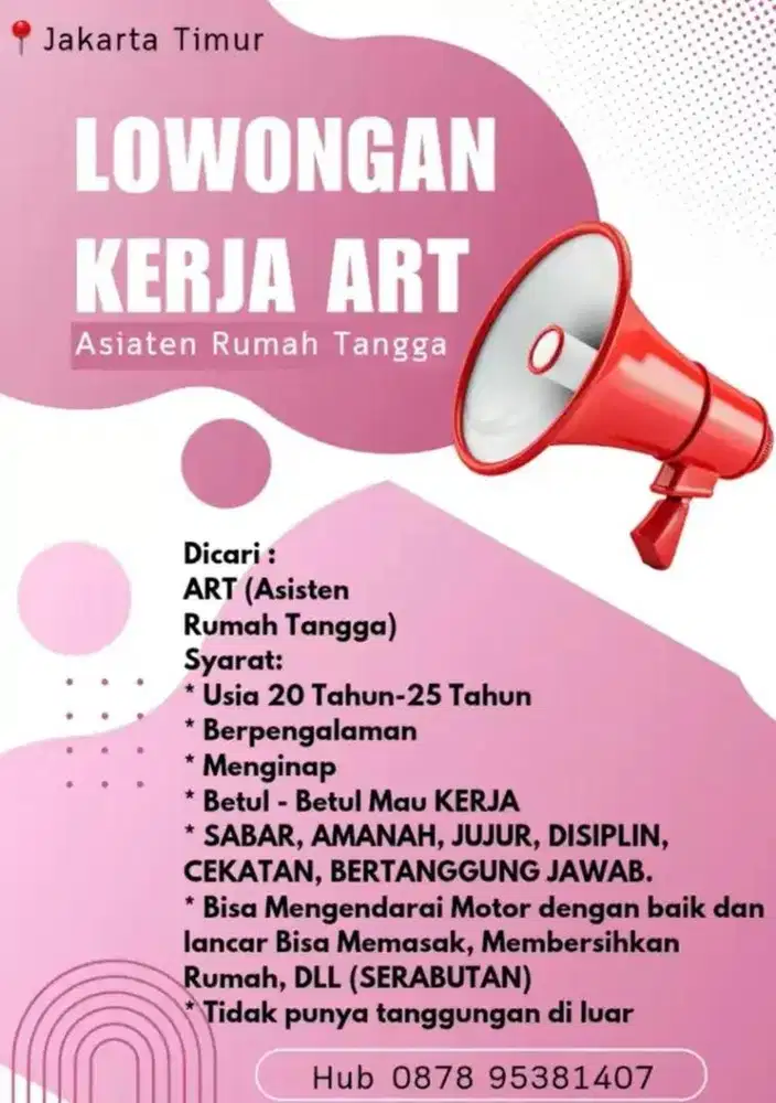 Lowongan Kerja ART