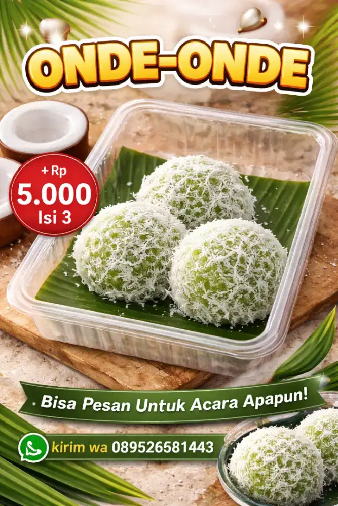 JUAL KLEPON & NASI KETAN GULMER 5RB