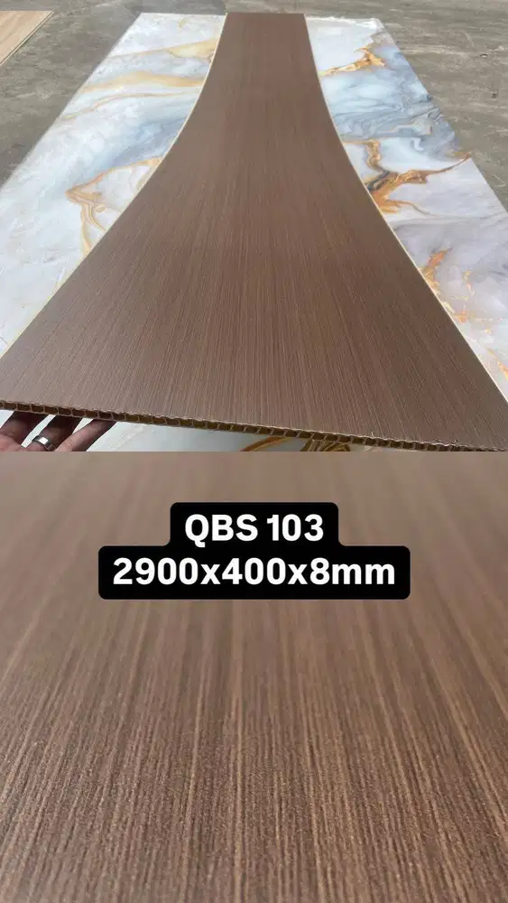 Wallboard PVC / Dinding PVC Motif Random Panjang 3 Meter