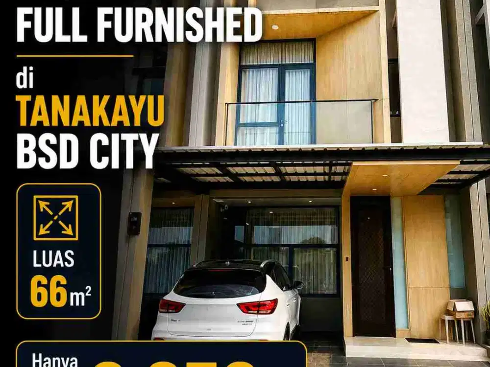 DIJUAL RUMAH FULL FURNISHED di TANAKAYU BSD