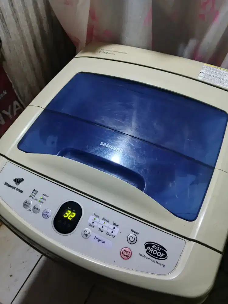 mesin cuci 1 tabung Samsung 9kg normal