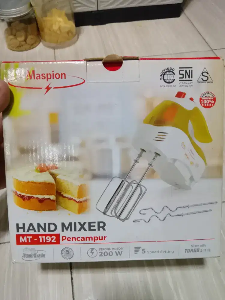 Hand Mixer Maspion MT-1992