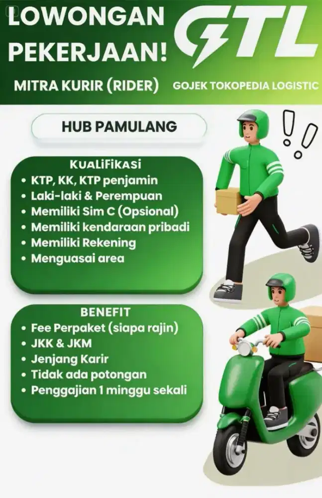 Dibutuhkan Kurir Expedisi