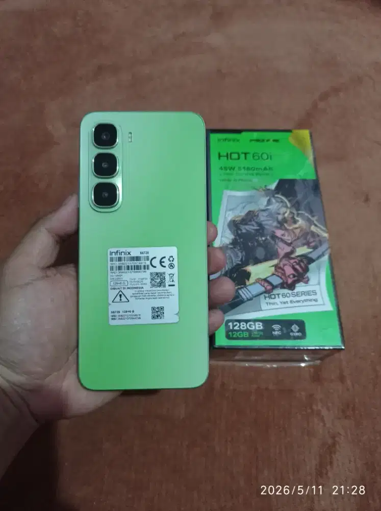 BISMILLAH INFINIX HOT 60i RAM 6/128 FULLSET MULUS
