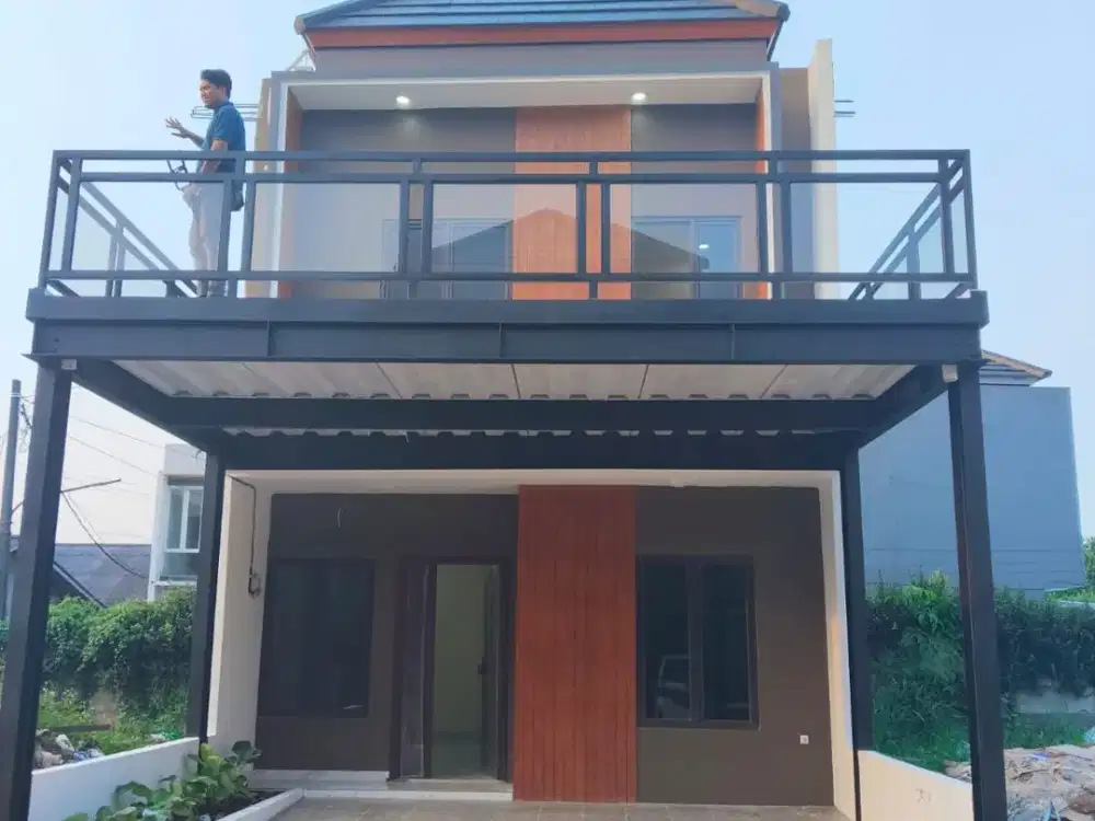RUMAH CLUSTER CIBUBUR 1M DEKAT TOL CLUSTER BESAR BEBAS BANJIR SHM