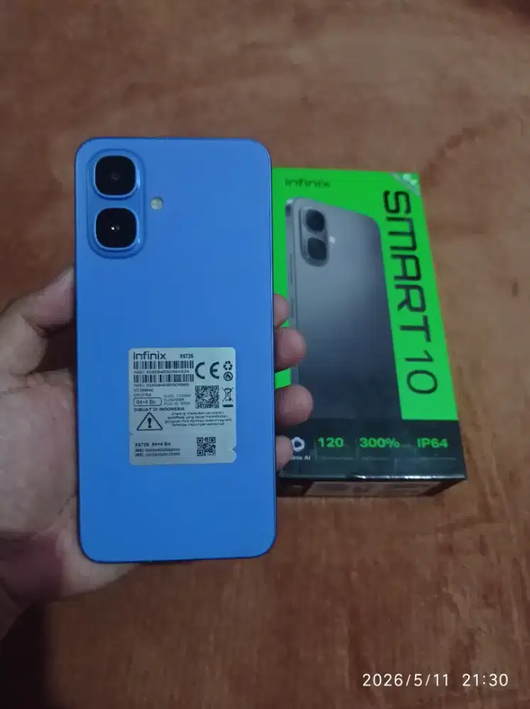 BISMILLAH INFINIX SMART 10 RAM 4/64 FULLSET MULUS