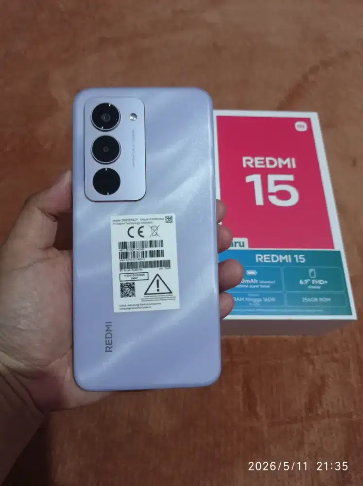 BISMILLAH REDMI 15 RAM 8/128 PEMAKAIAN BARU SEMINGGU
