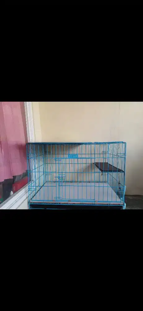Kandang kucing besi Octagon besar