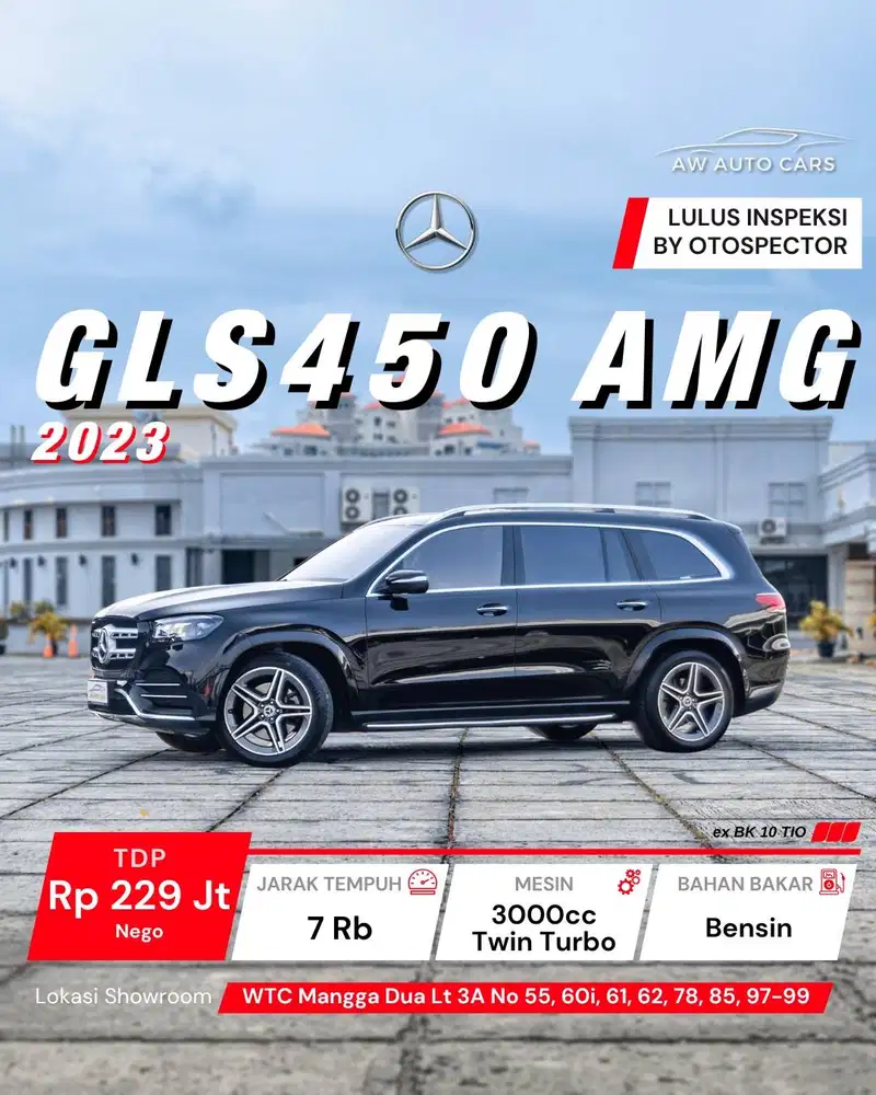 Mercedes Benz GLS450 AMG NIK 2023 Mercy GLS 450 2024 EQBoost 2022