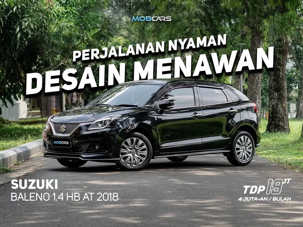 FREE DETAILING 2 TH BALENO 1.4 HB AT 2018 HITAM